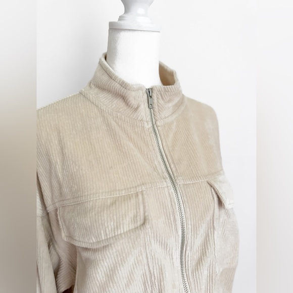 Aerie Corduroy Zip Up Jacket - Picture 6 of 7